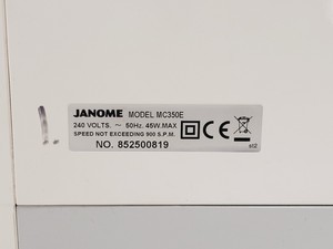 Thumbnail image of Janome Memory Craft 350 Sewing/Embroidery Machine MC350E