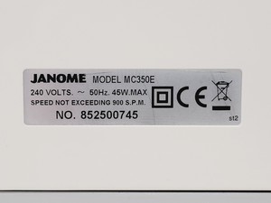 Thumbnail image of Janome Memory Craft 350 Sewing/Embroidery Machine MC350E