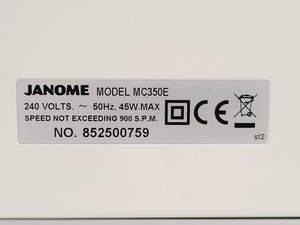 Thumbnail image of Janome Memory Craft 350 Sewing/Embroidery Machine MC350E