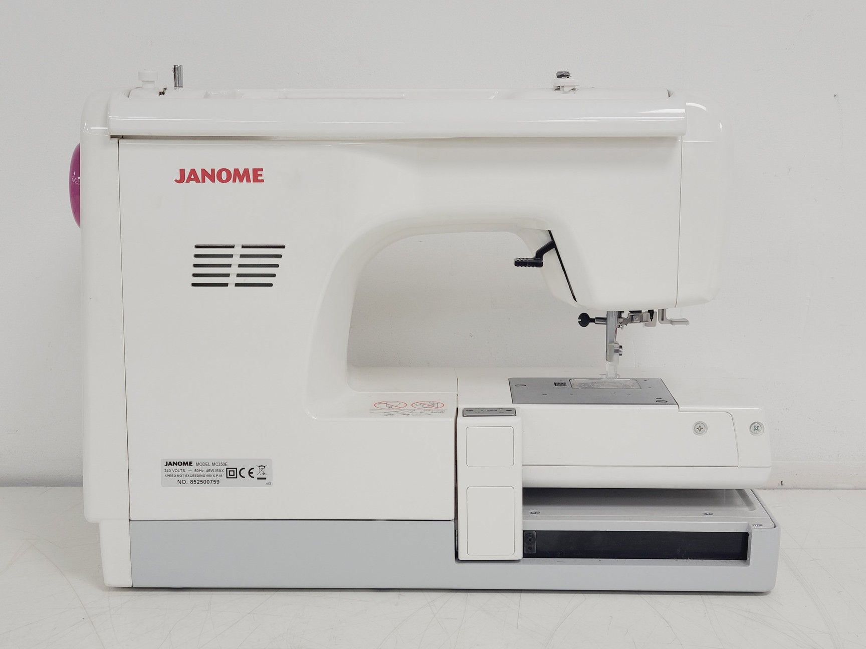 Image of Janome Memory Craft 350 Sewing/Embroidery Machine MC350E