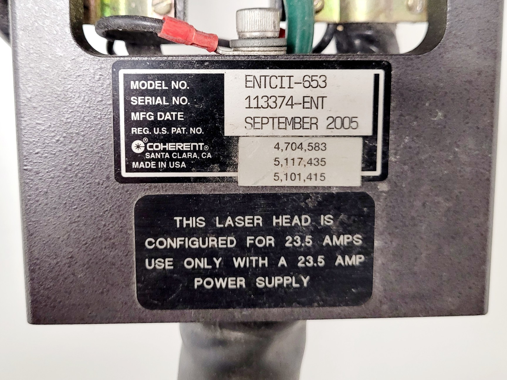 Image of Coherent Enterprise II Model ENTCII-653 Class 4 Laser w/ Power Supply Lab