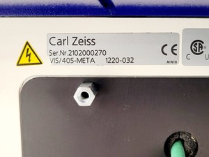 Thumbnail image of Carl Zeiss LSM510 18 META/VIS/405-META/Detektor META Class 3B Laser Lab