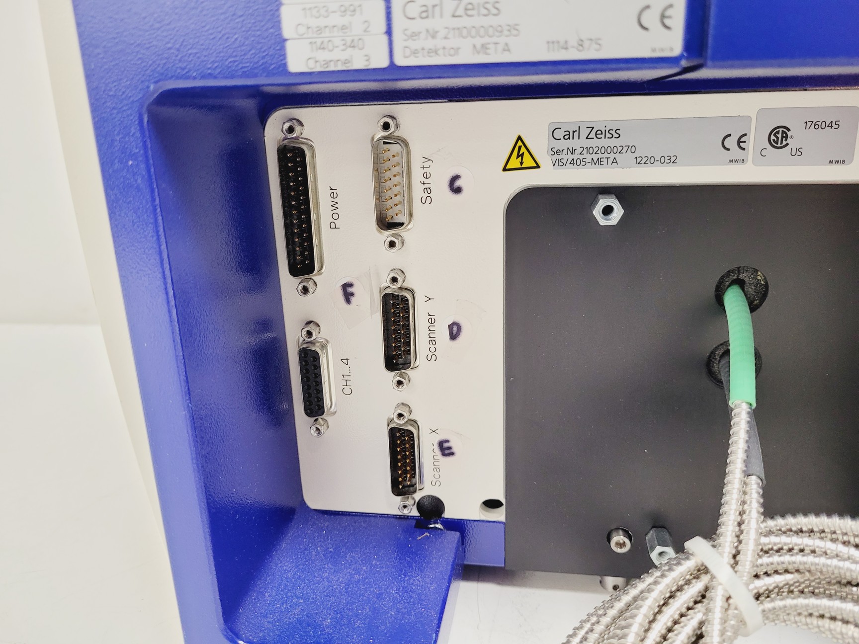 Image of Carl Zeiss LSM510 18 META/VIS/405-META/Detektor META Class 3B Laser Lab