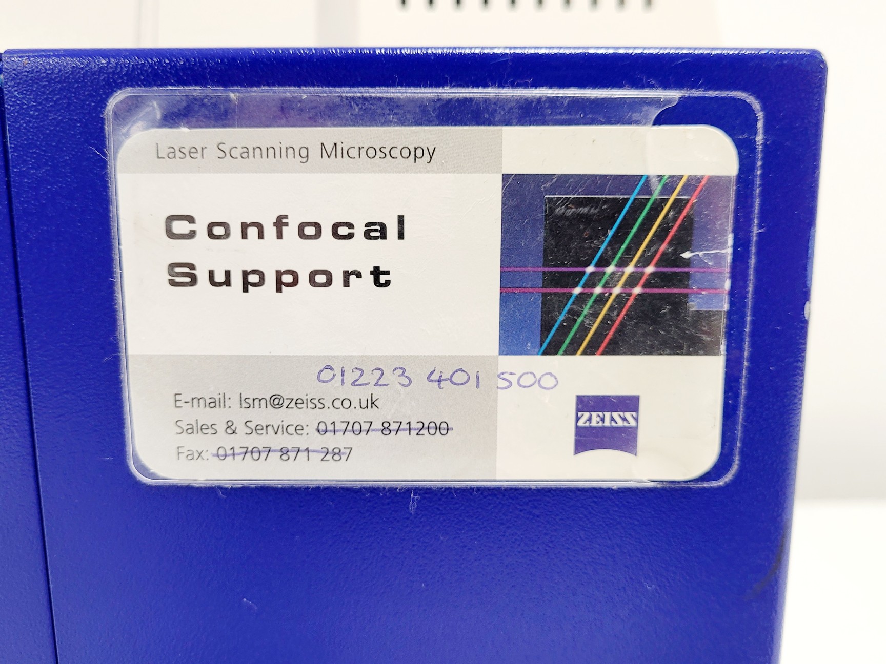 Image of Carl Zeiss LSM510 18 META/VIS/405-META/Detektor META Class 3B Laser Lab