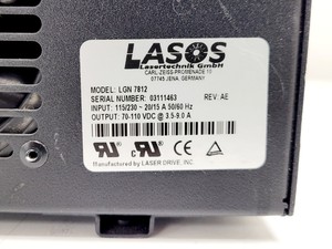 Thumbnail image of Lasos LKG7812 ML04 Class 3B Laser w/ LGN 7812 Power Supply Lab