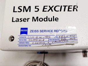 Thumbnail image of Zeiss LSM 5 Exciter Laser Module 5mW 543nm, 5mW 633nm, 500mW 450nm Lab