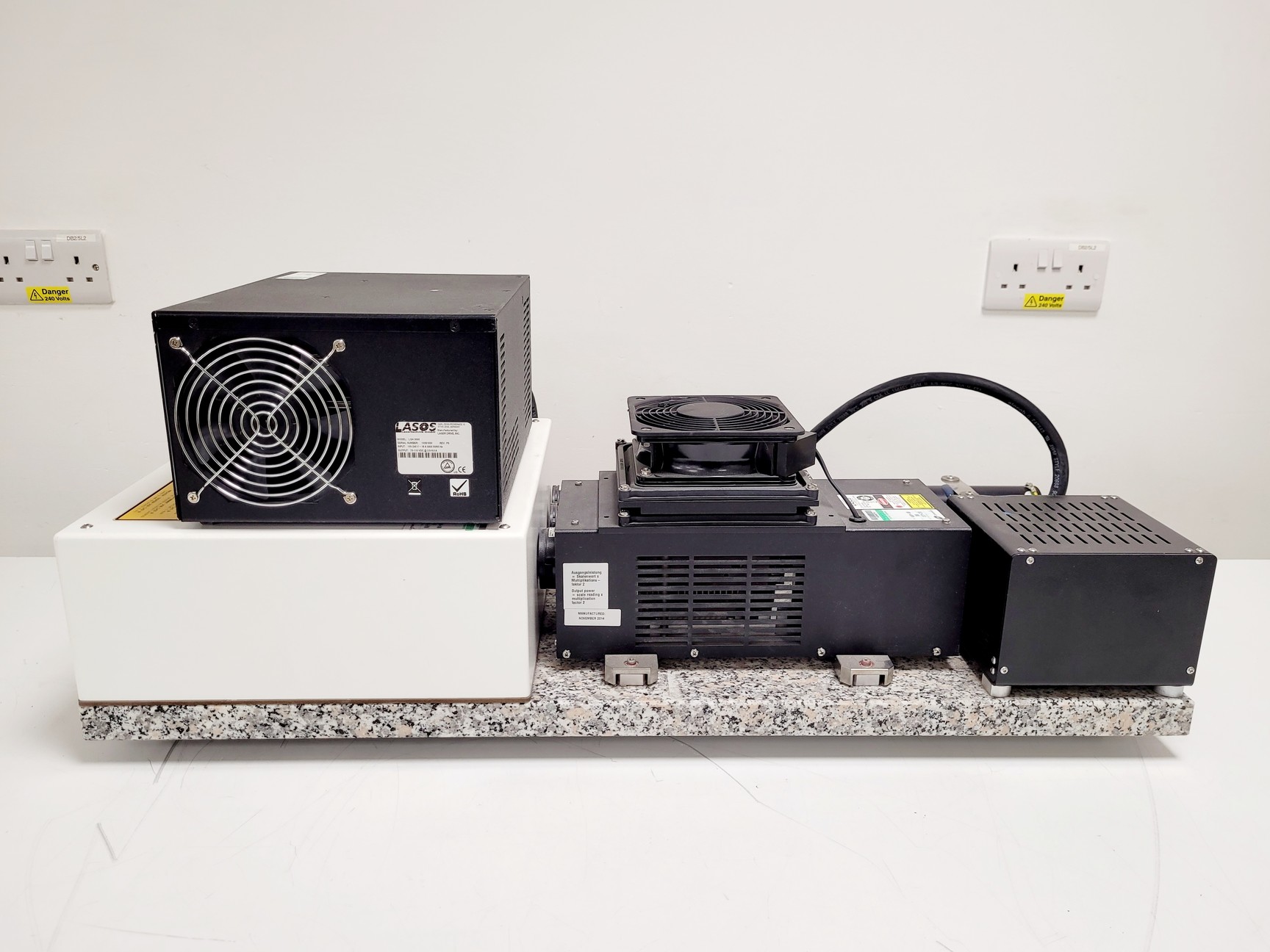 Image of Zeiss LSM 5 Exciter Laser Module 5mW 543nm, 5mW 633nm, 500mW 450nm Lab