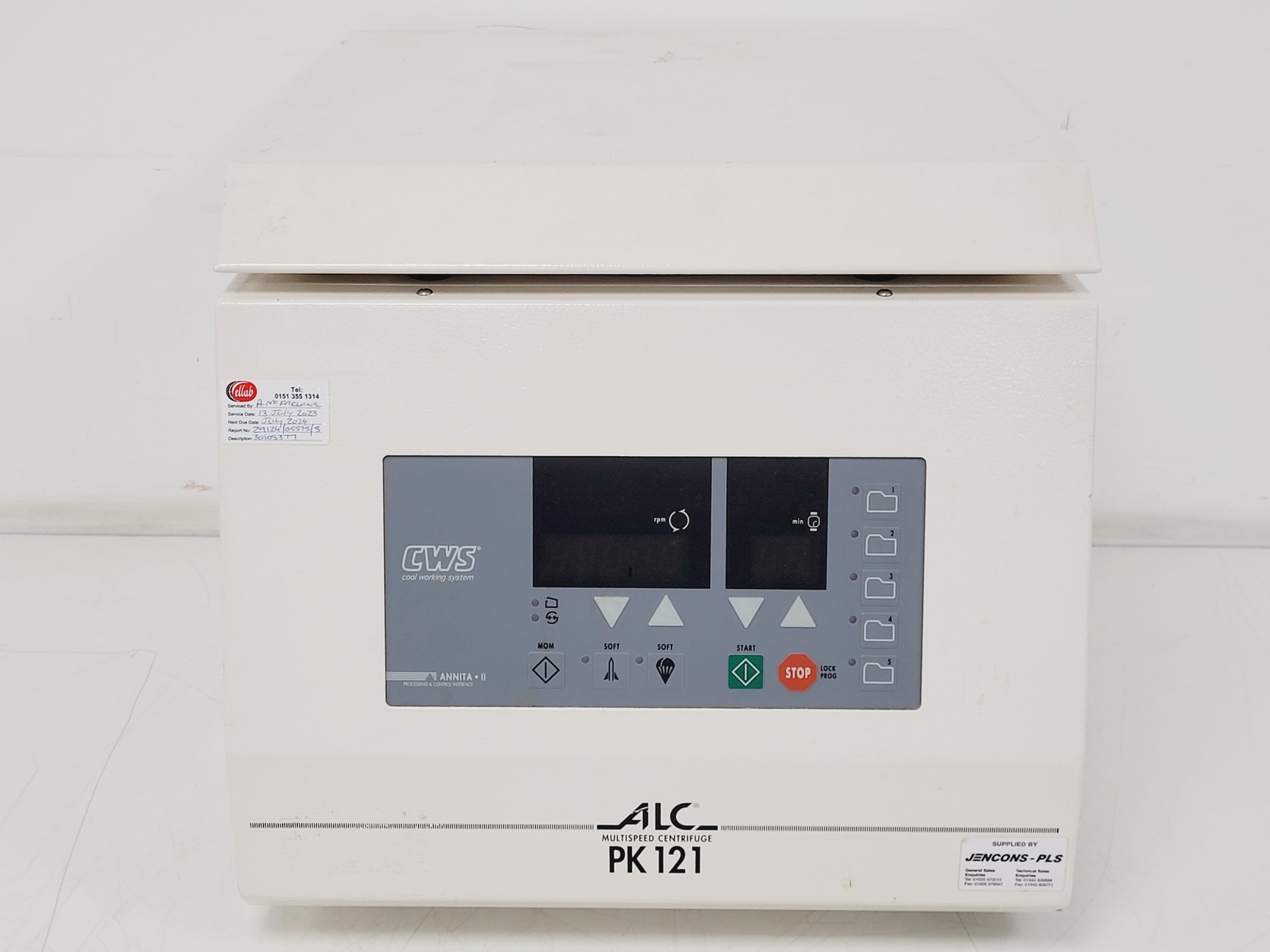 Image of ALC PK121 Multispeed Centrifuge w/ T515 Rotor 4300RPM Lab