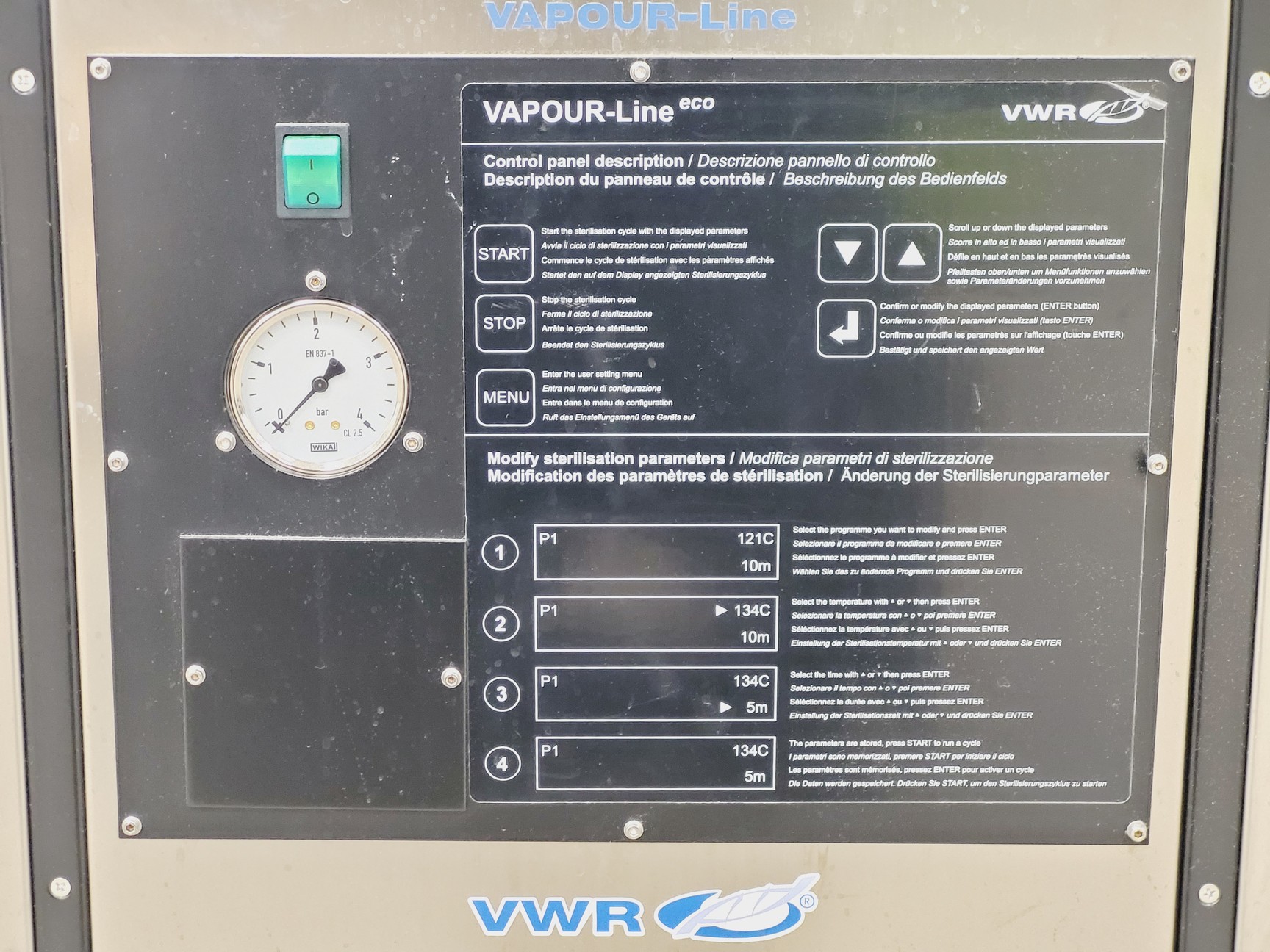 Image of VWR VAPOUR-Line eco Autoclave