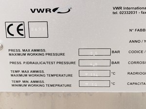 Thumbnail image of VWR VAPOUR-Line eco Autoclave