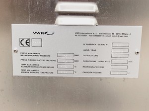 Thumbnail image of VWR VAPOUR-Line eco Autoclave