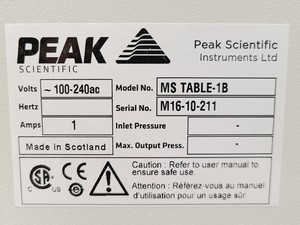 Thumbnail image of Sciex QTRAP 6500+ LC-MS System w/ PEAK MS Table-1B Mass Spectrometry Lab