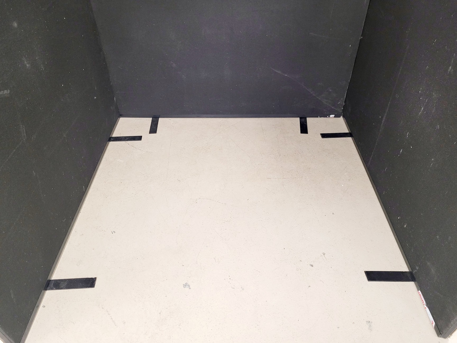 Image of Black Freestanding 3 Panel Room Divider