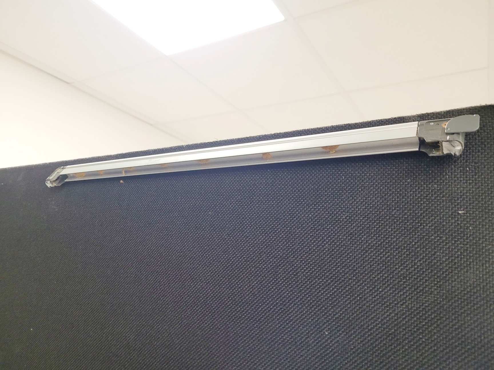 Image of Black Freestanding 3 Panel Room Divider