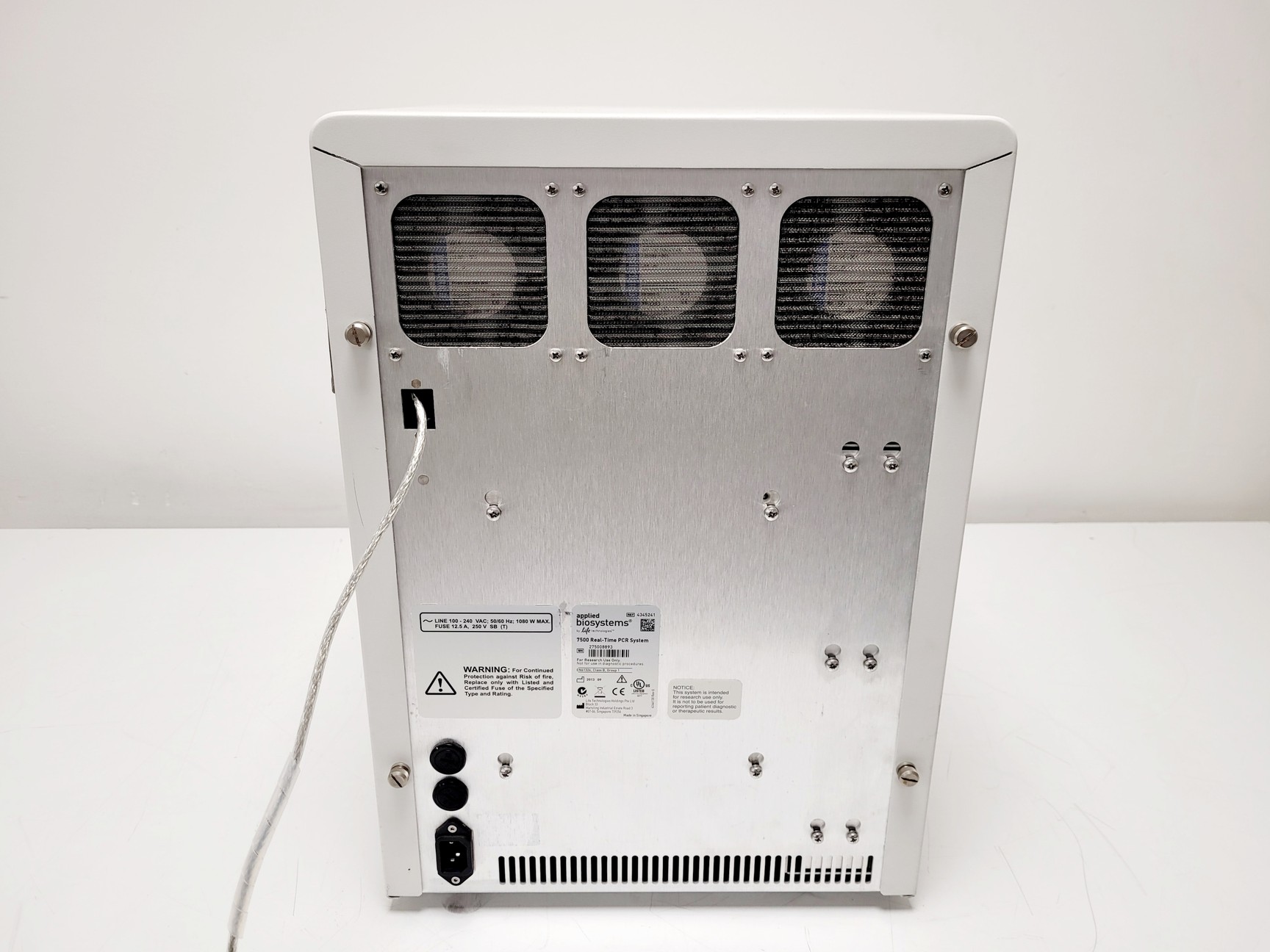 Image of Applied Biosystems 7500 Real-Time PCR System w/ PC & Software Lab