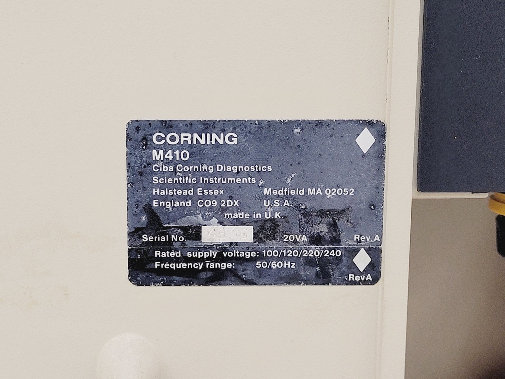 Image of Corning Flame Photometer 410 Lab