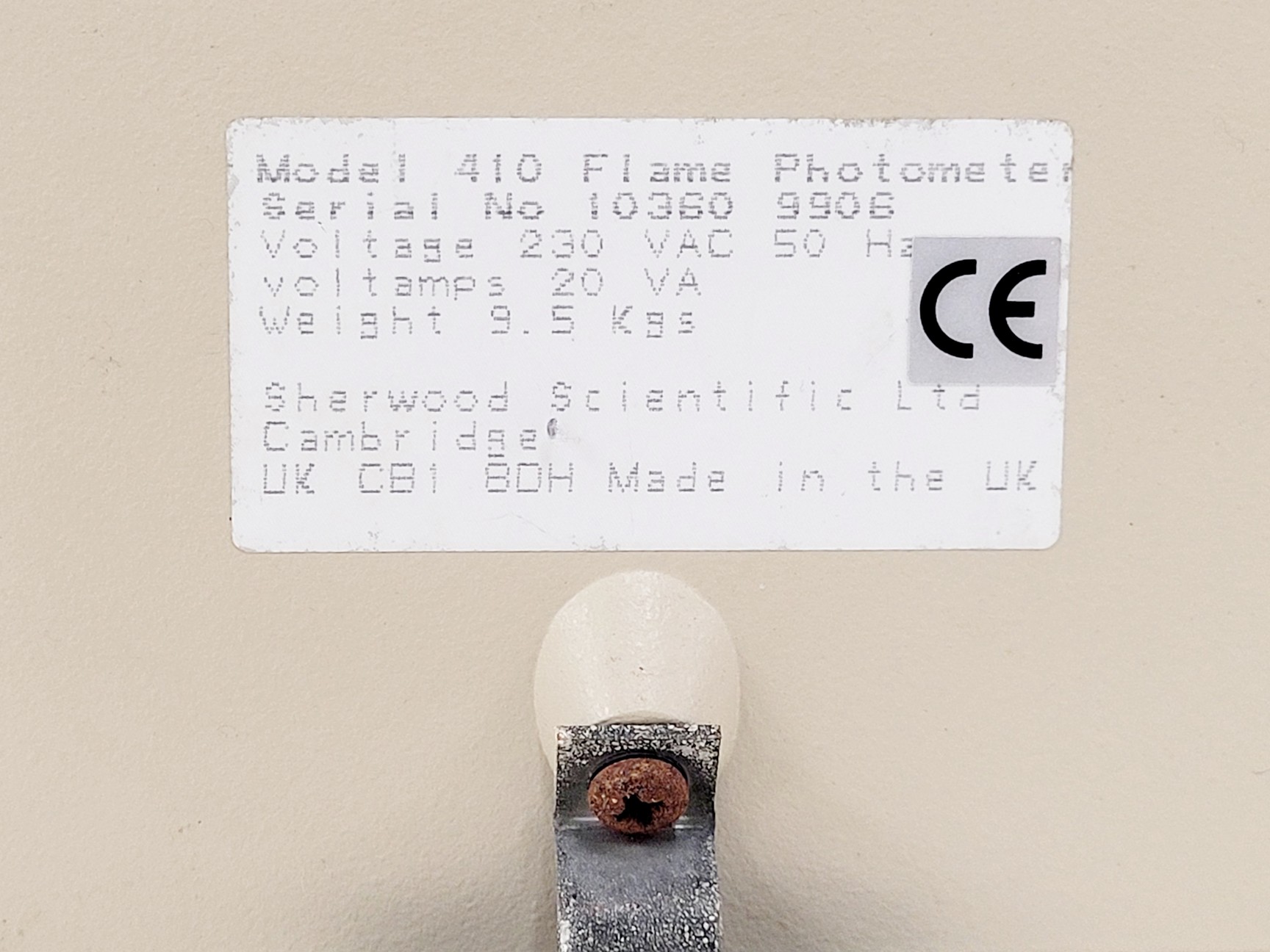 Image of Sherwood Flame Photometer 410 Lab