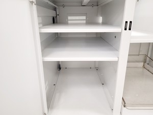Thumbnail image of White Metal Laboratory Cupboard/Cabinet on Wheels