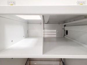 Thumbnail image of White Metal Laboratory Cupboard/Cabinet on Wheels