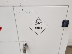 Thumbnail image of White Metal Solvent/Chemical Storage Cabinet