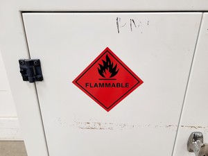 Thumbnail image of White Metal Solvent/Chemical Storage Cabinet