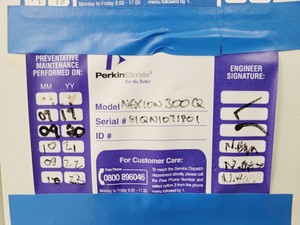 Thumbnail image of PerkinElmer NexION 300Q ICP-MS with S10 Autosampler, WhisperCool Chiller & SV40B