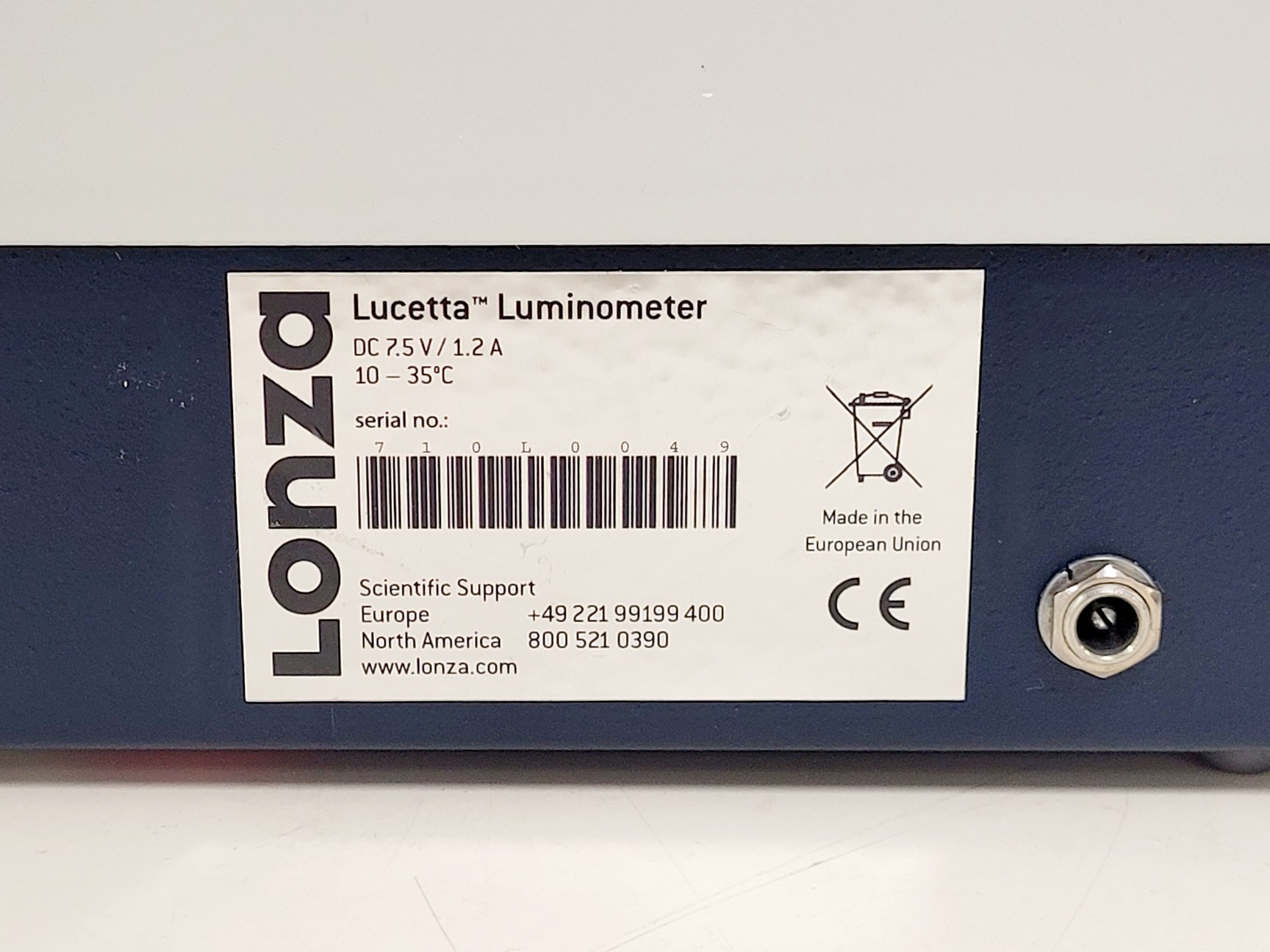Image of Lonza Lucetta Luminometer Lab