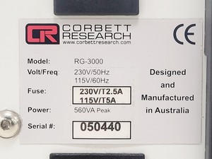 Thumbnail image of Corbett Research Rotor-Gene RG-3000 Real Time PCR Cycler Lab