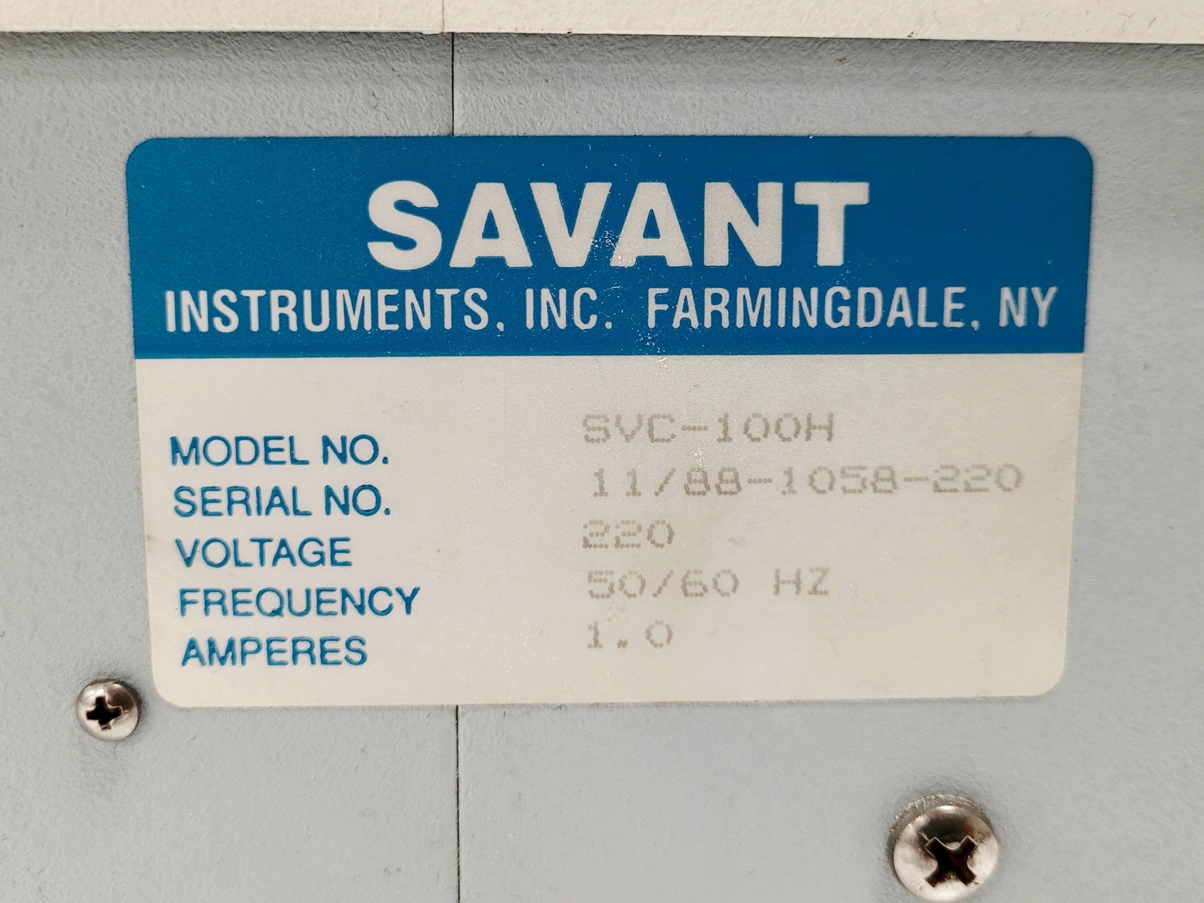 Image of Savant Speedvac Concentrator SVC100H w/RT 100 Refrigerated Condensation Trap