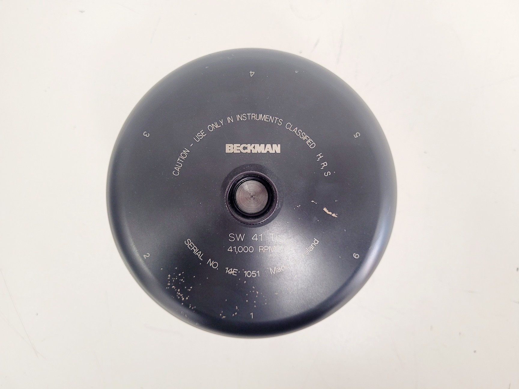Image of Beckman Coulter SW 41 TI 41,000 RPM Swinging Bucket Rotor w/6 x Swinging Tubes