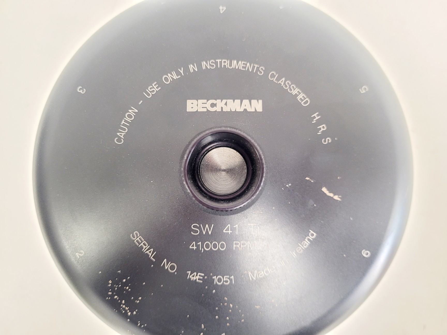 Image of Beckman Coulter SW 41 TI 41,000 RPM Swinging Bucket Rotor w/6 x Swinging Tubes