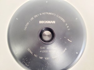 Thumbnail image of Beckman Coulter SW 41 TI 41,000 RPM Swinging Bucket Rotor w/6 x Swinging Tubes