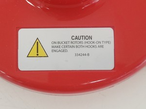 Thumbnail image of Beckman Coulter SW 41 TI 41,000 RPM Swinging Bucket Rotor w/6 x Swinging Tubes