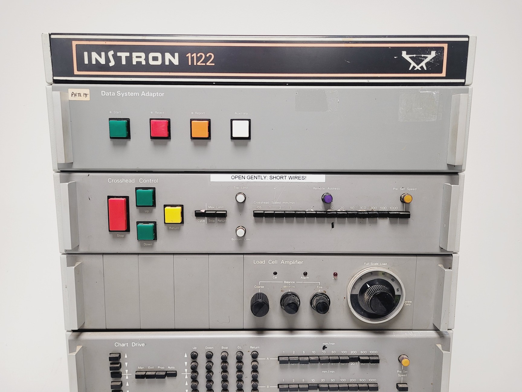 Image of Instron 1122 Universal Testing Machine w/ 3x Load Cells, Accessories 