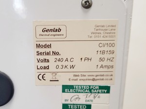 Thumbnail image of Genlab CI/100 Cooled Incubator Lab