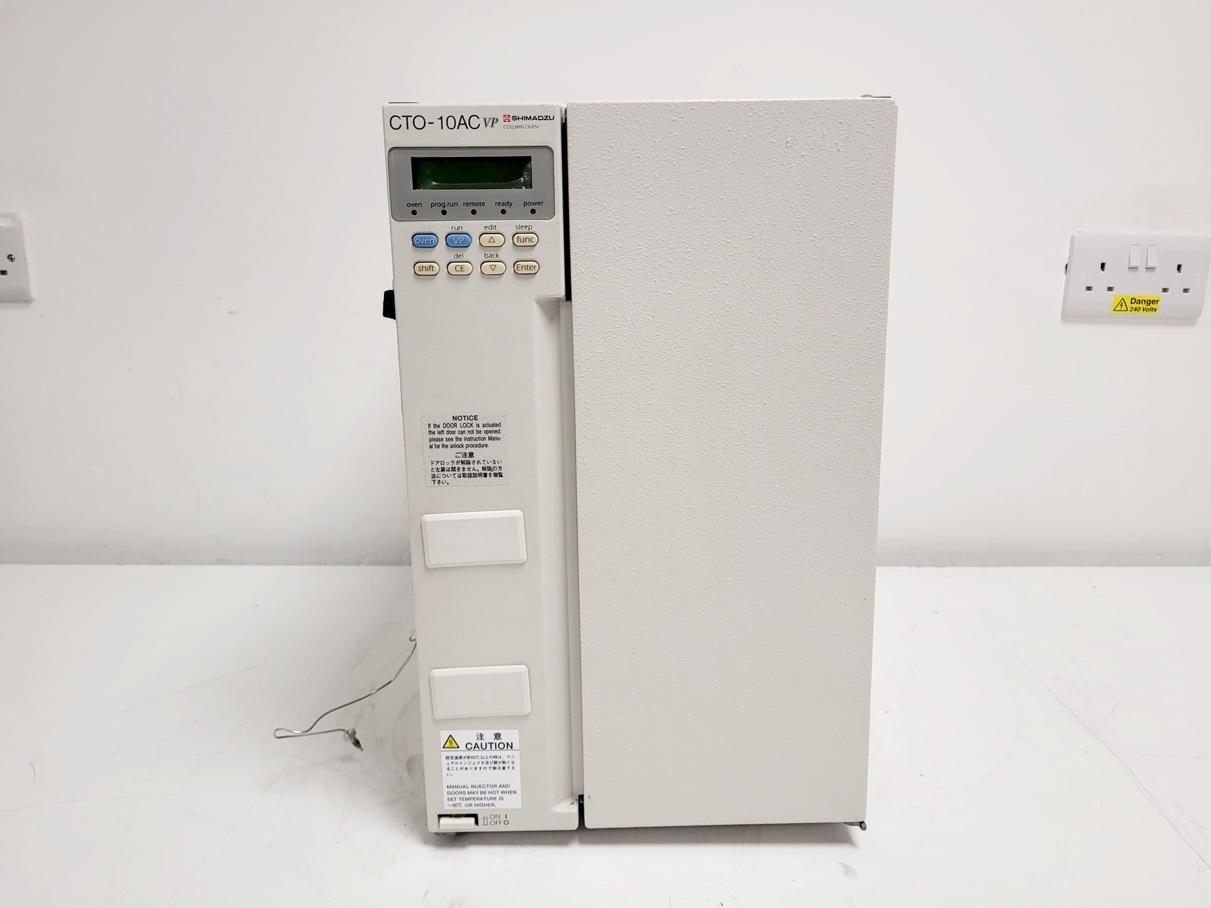Image of Shimadzu HPLC System w/ LC-10AD Pump, SPD-10A UV Detector, CTO-10AC Oven & DGU-1