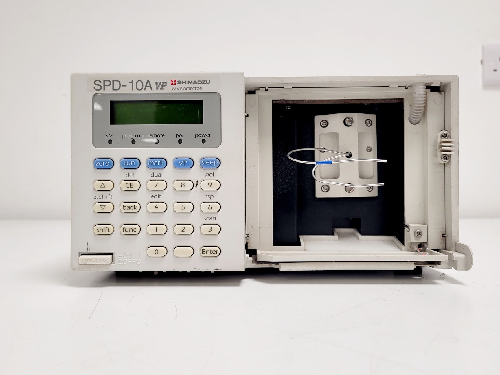 Image of Shimadzu HPLC System w/ LC-10AD Pump, SPD-10A UV Detector, CTO-10AC Oven & DGU-1
