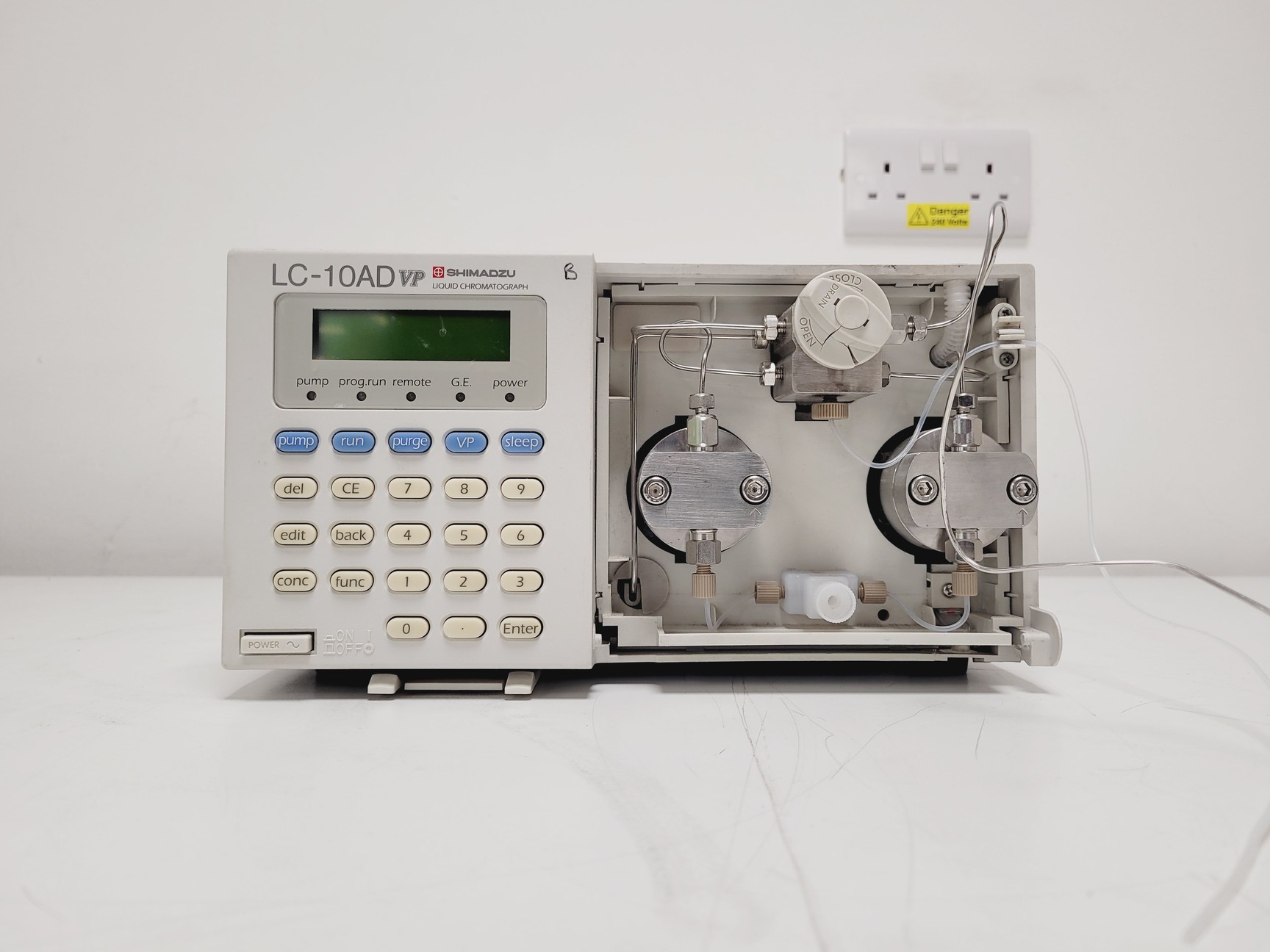 Image of Shimadzu HPLC System w/ LC-10AD Pump, SPD-10A UV Detector, CTO-10AC Oven & DGU-1