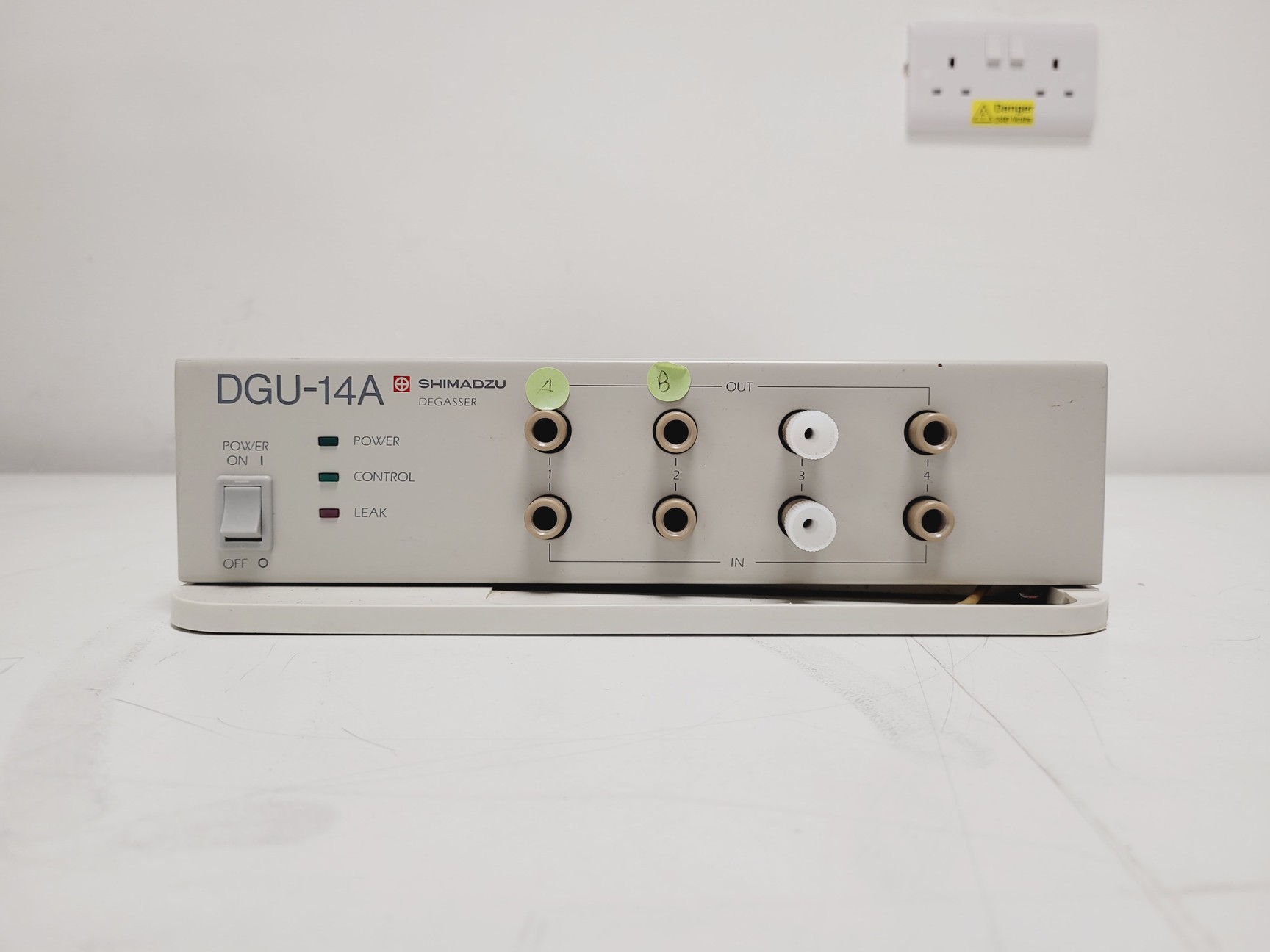 Image of Shimadzu HPLC System w/ LC-10AD Pump, SPD-10A UV Detector, CTO-10AC Oven & DGU-1