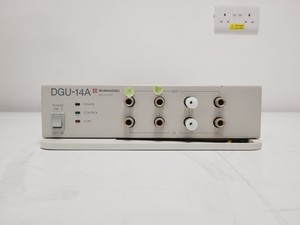 Thumbnail image of Shimadzu HPLC System w/ LC-10AD Pump, SPD-10A UV Detector, CTO-10AC Oven & DGU-1