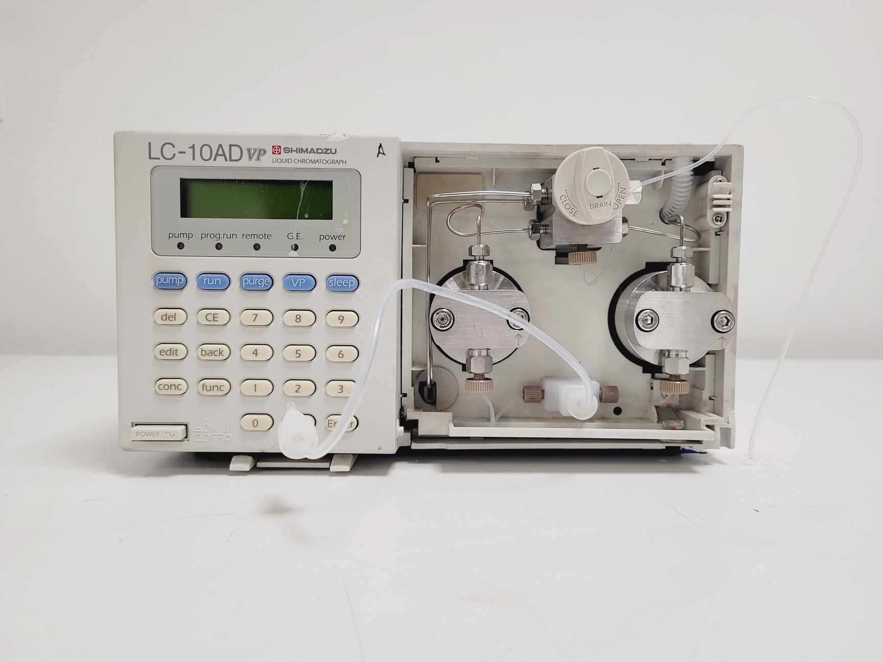 Image of Shimadzu HPLC System w/ LC-10AD Pump, SPD-10A UV Detector, CTO-10AC Oven & DGU-1