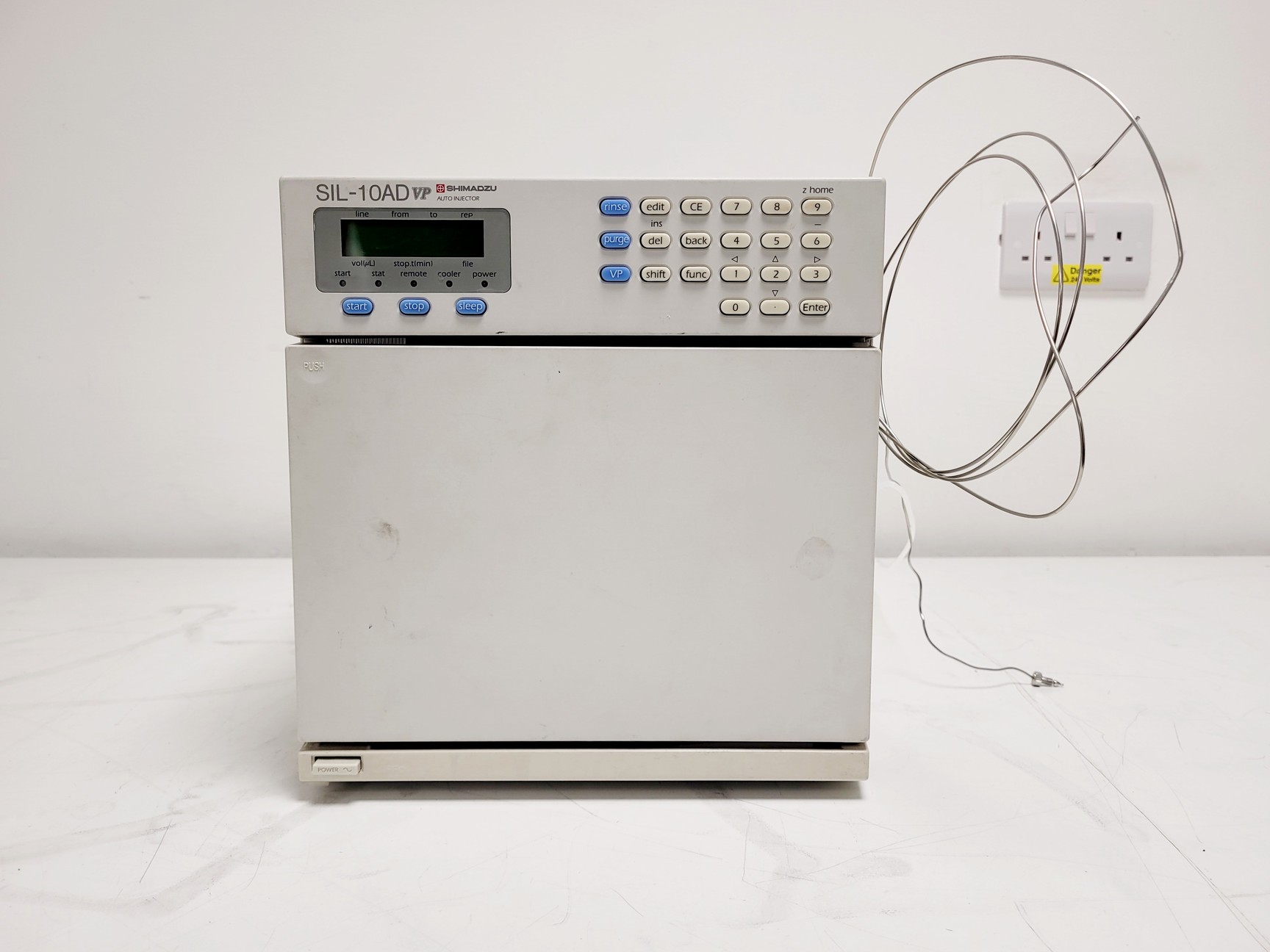 Image of Shimadzu HPLC System w/ LC-10AD Pump, SPD-10A UV Detector, CTO-10AC Oven & DGU-1