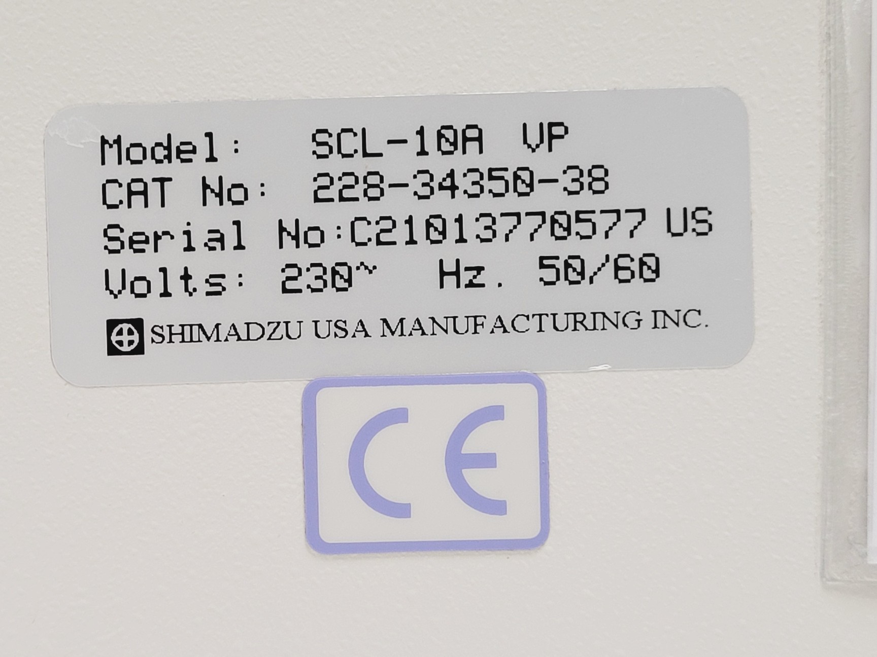 Image of Shimadzu HPLC System w/ LC-10AD Pump, SPD-10A UV Detector, CTO-10AC Oven & DGU-1