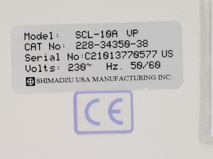 Thumbnail image of Shimadzu HPLC System w/ LC-10AD Pump, SPD-10A UV Detector, CTO-10AC Oven & DGU-1