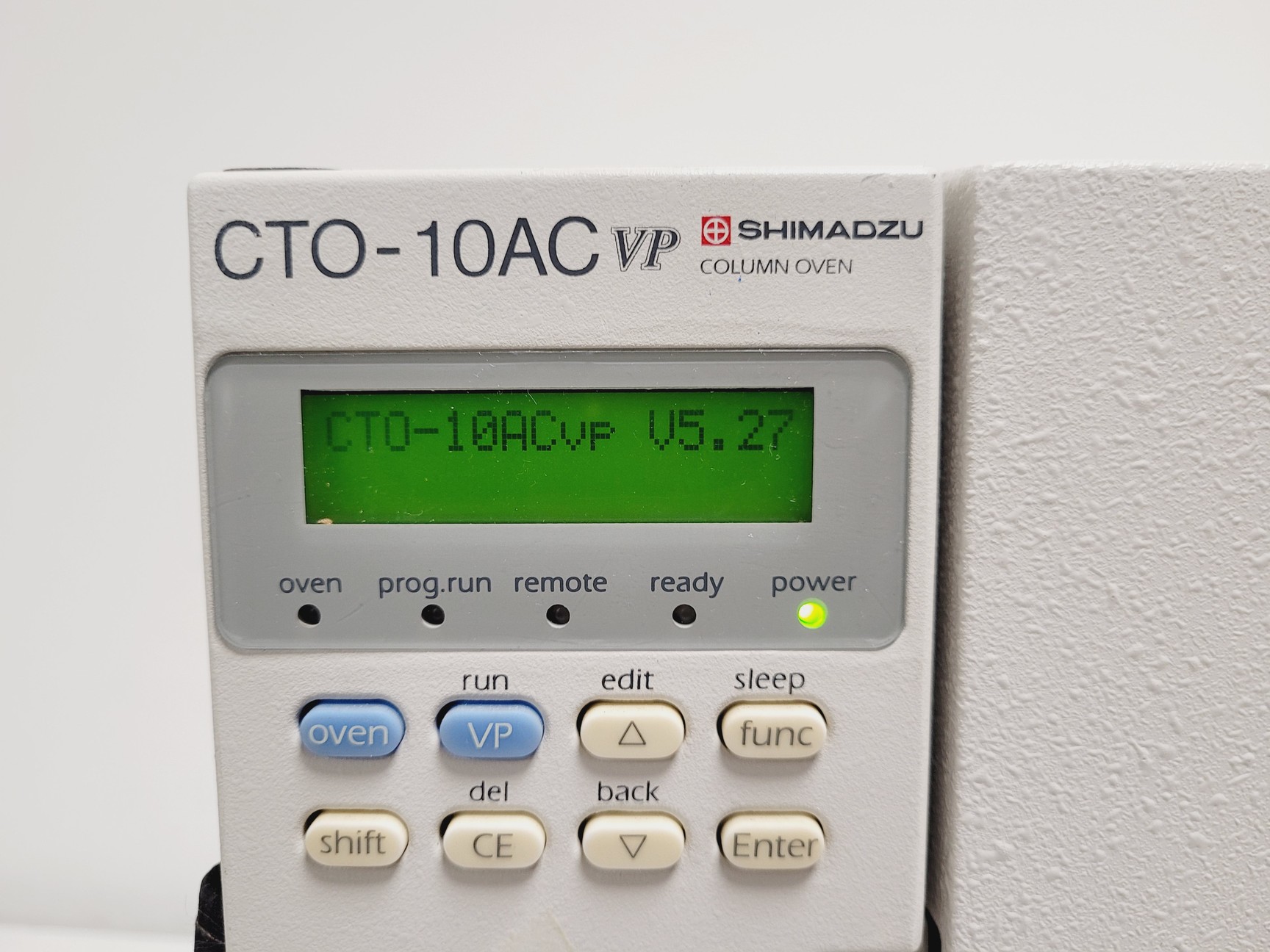 Image of Shimadzu HPLC System w/ LC-10AD Pump, SPD-10A UV Detector, CTO-10AC Oven & DGU-1