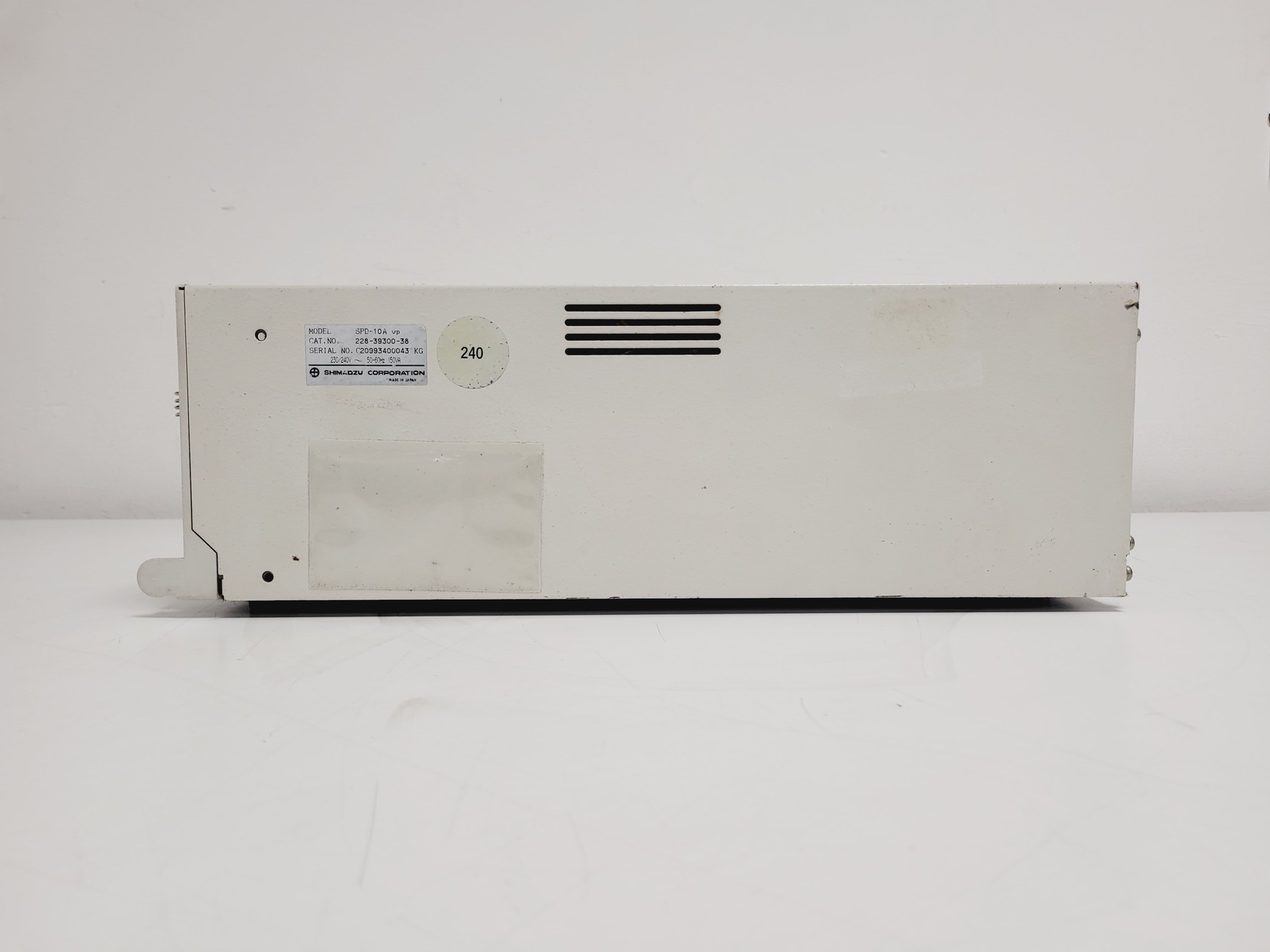 Image of Shimadzu HPLC System w/ LC-10AD Pump, SPD-10A UV Detector, CTO-10AC Oven & DGU-1