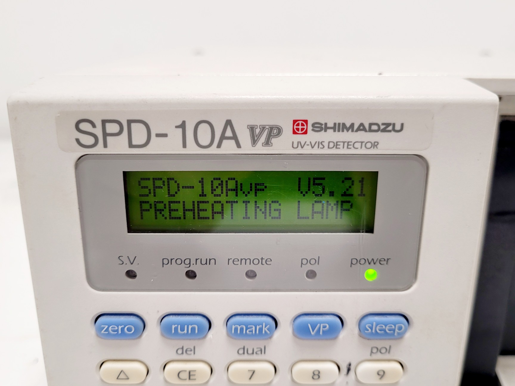 Image of Shimadzu HPLC System w/ LC-10AD Pump, SPD-10A UV Detector, CTO-10AC Oven & DGU-1