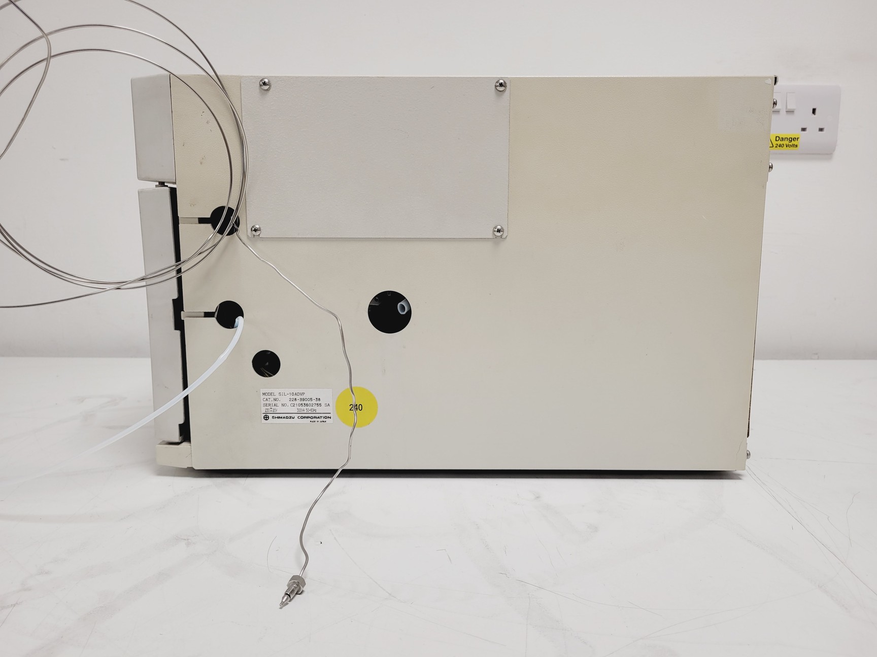 Image of Shimadzu HPLC System w/ LC-10AD Pump, SPD-10A UV Detector, CTO-10AC Oven & DGU-1