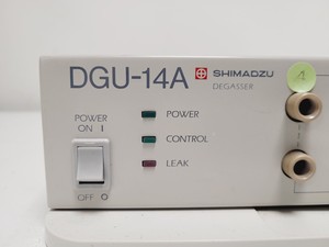 Thumbnail image of Shimadzu HPLC System w/ LC-10AD Pump, SPD-10A UV Detector, CTO-10AC Oven & DGU-1
