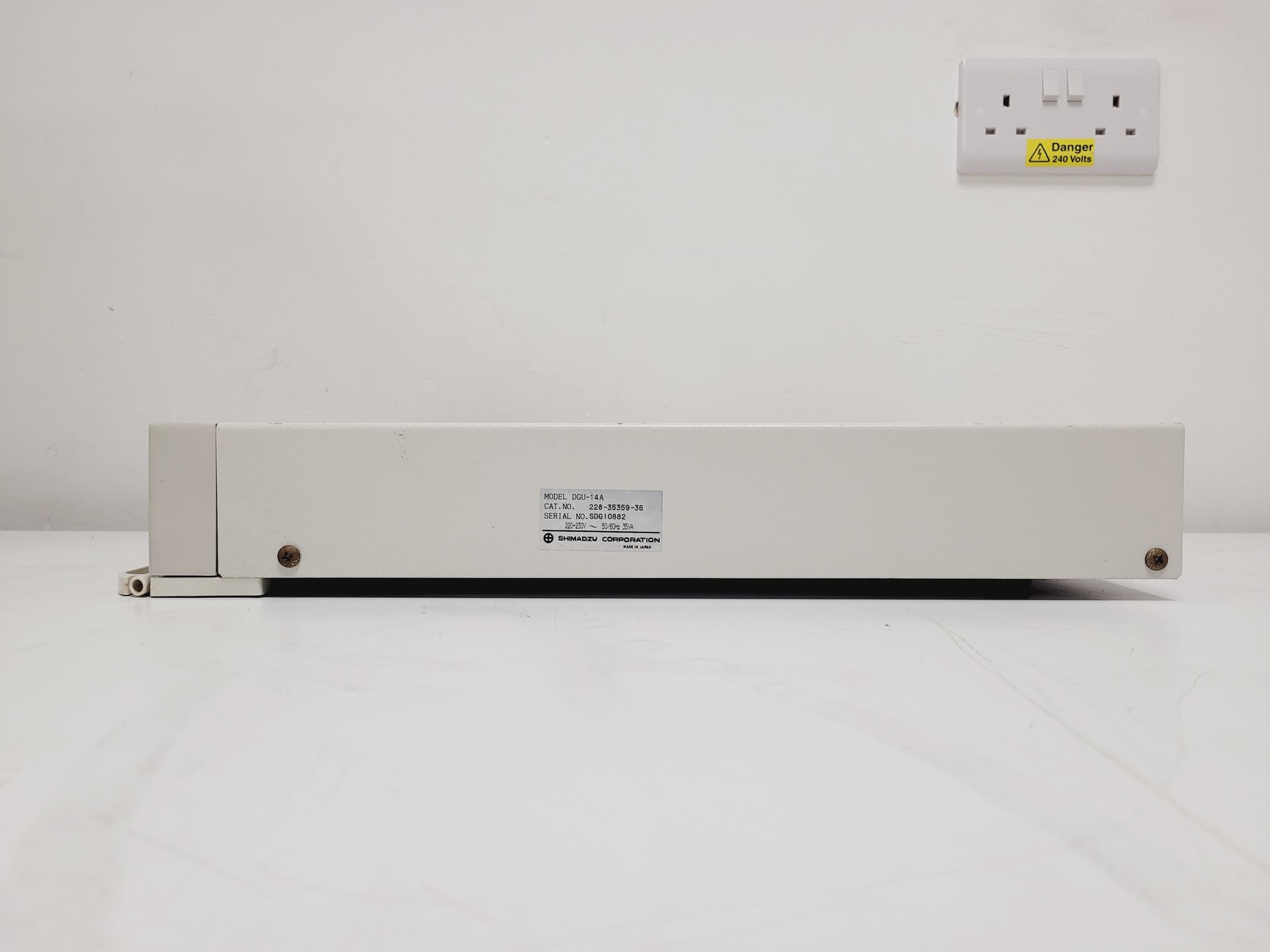 Image of Shimadzu HPLC System w/ LC-10AD Pump, SPD-10A UV Detector, CTO-10AC Oven & DGU-1